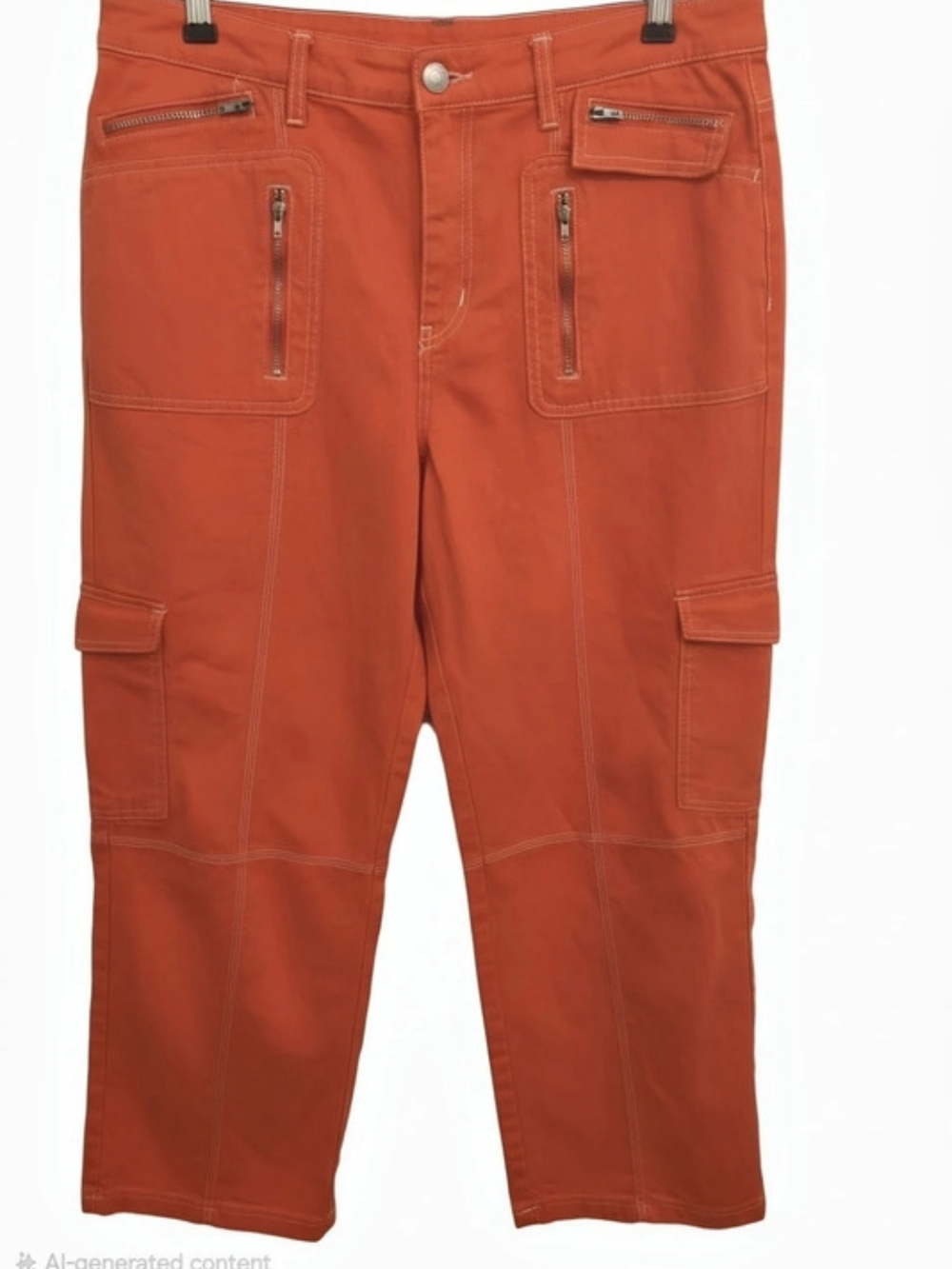 Forever 21 Cargo Pants Orange XL NWT
